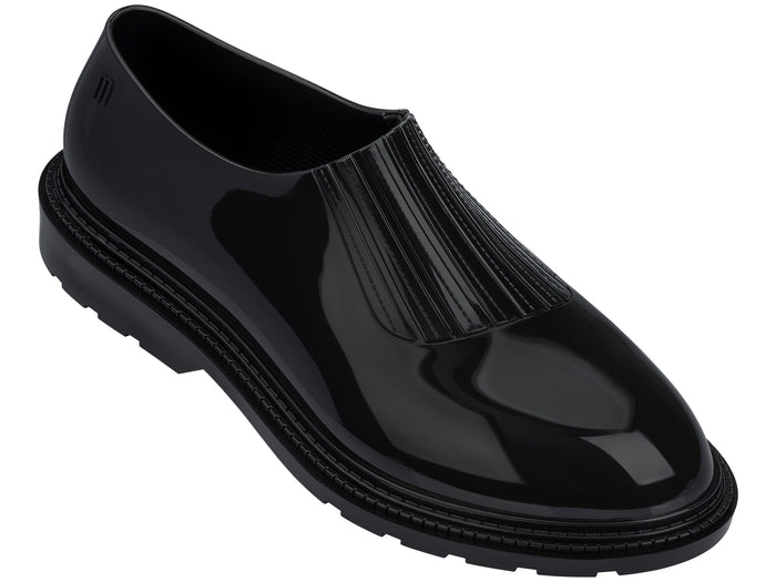 Melissa Prana Solid Black Unisex Loafer – Comfortable Slip-On Casual Shoe