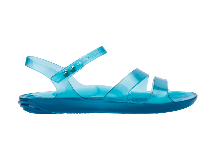 Melissa Real Jelly Flat Blue Sandal for Men and Women - Stylish and Comfortable Unisex Sandals