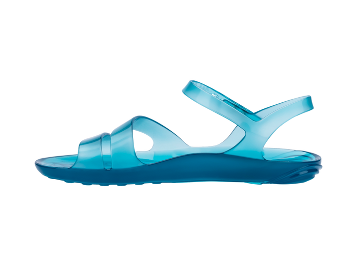 Melissa Real Jelly Flat Blue Sandal for Men and Women - Stylish and Comfortable Unisex Sandals