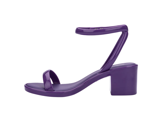 Melissa Shiny II AD Block Heels Purple Sandal For Women