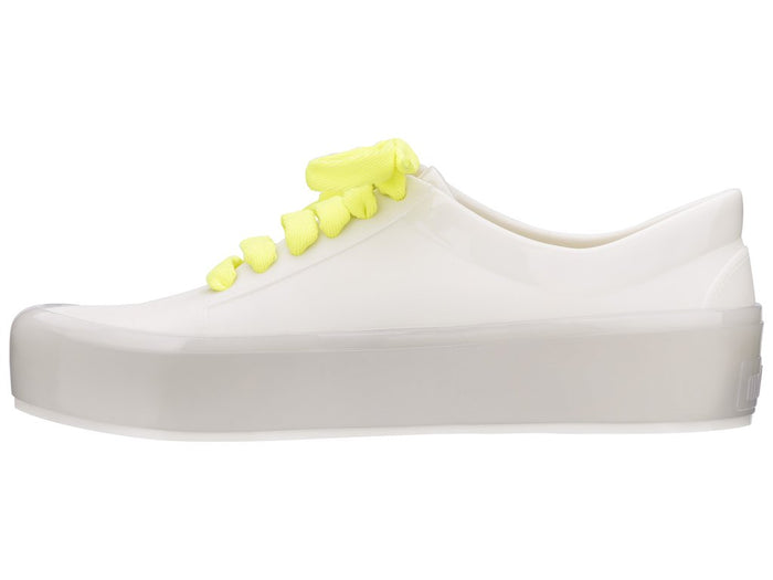 Melissa Street AD Extended Sizing White/Yellow Sneaker â€“ Stylish and Comfortable Women's Sneakers for Casual and Daily Wear.