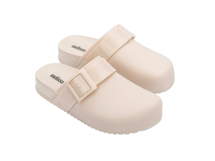Melissa Stylish Beige Cozy Clog for Women – Comfortable Slip On Casual Footwear1