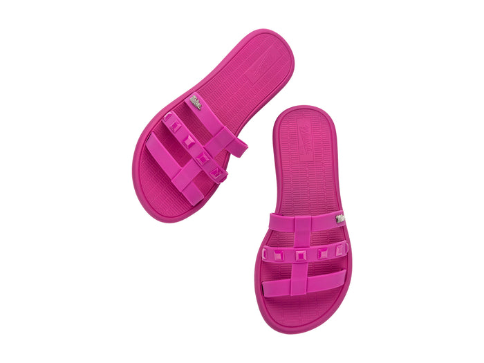 pink flat slides Melissa
