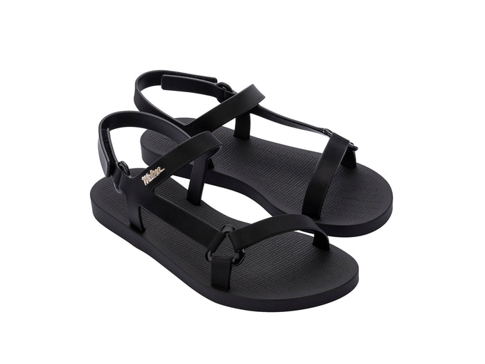 Black Sandals with Flat Soles