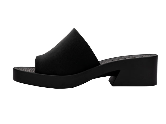 Trendy block heel slides for women