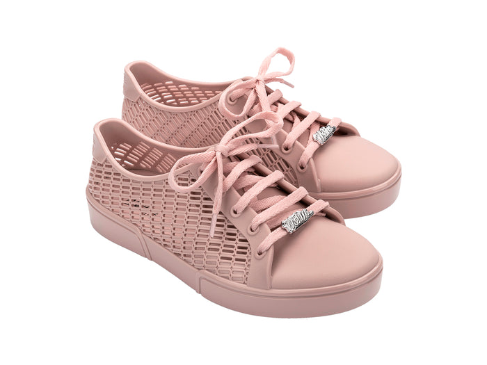 Melissa Sun Sandiego Lace Up Pink Sneakers