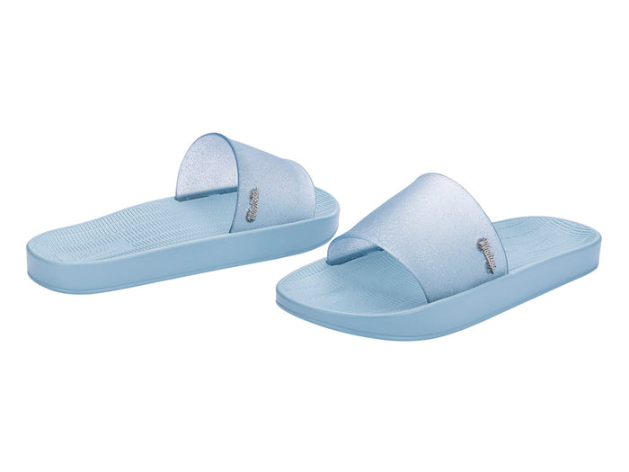 Melissa Sun Sunset Blue Flat Slides for Women – Comfortable and Stylish Casual Summer Footwear