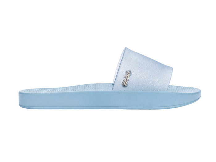 Melissa Sun Sunset Blue Flat Slides for Women – Comfortable and Stylish Casual Summer Footwear