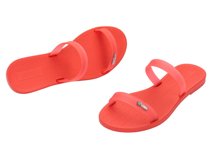 Melissa Sun Torrance AD Red Flat Slip-Ons for Women - Bold and Comfortable Everyday Footwear