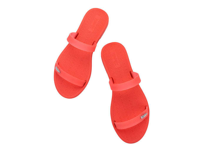 Melissa Sun Torrance AD Red Flat Slip-Ons for Women - Bold and Comfortable Everyday Footwear