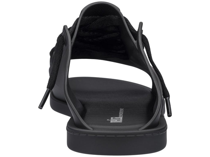 Melissa Ulitsa AD Black Slide for Men and Women – Stylish, unisex slip-on slides offering comfort and versatility for everyday casual wear.