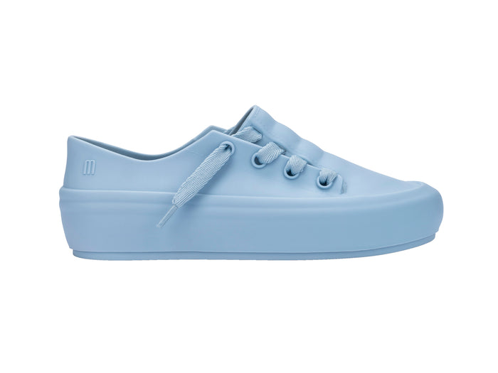 Melissa Ulitsa casual wear blue unisex sneaker featuring a sleek, comfortable design suitable for everyday wear by both men and women.