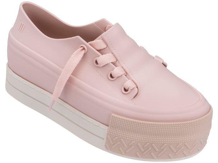 Melissa Ulitsa Lace Up Pink Platform Sneaker for Women – Stylish Comfortable Platform Sneakers for Everyday Wear