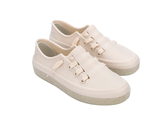 Melissa Ulitsa Next Gen Beige Casual Sneakers for Women and Men – stylish unisex beige slip-on sneakers with modern design and comfort