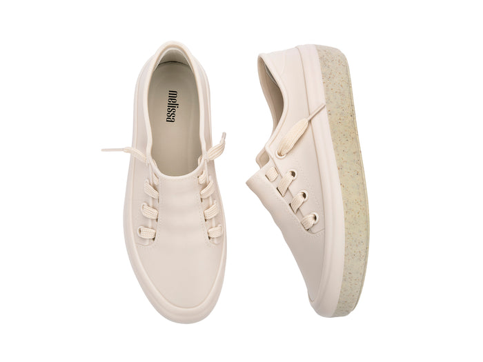 Melissa Ulitsa Next Gen Beige Casual Sneakers for Women and Men – stylish unisex beige slip-on sneakers with modern design and comfort