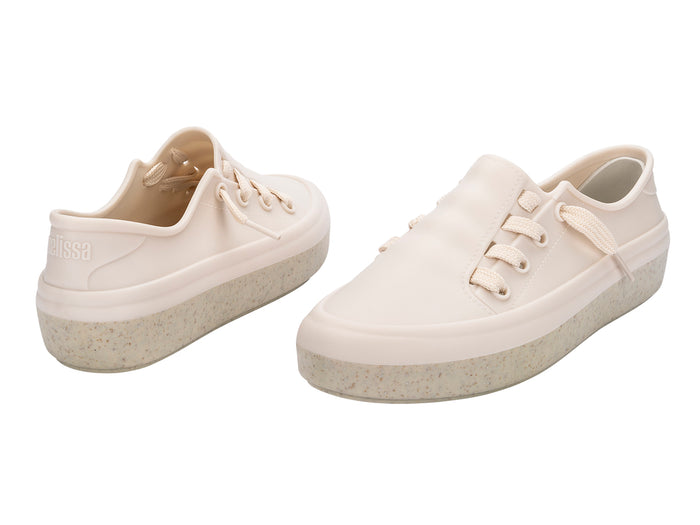 Melissa Ulitsa Next Gen Beige Casual Sneakers for Women and Men – stylish unisex beige slip-on sneakers with modern design and comfort