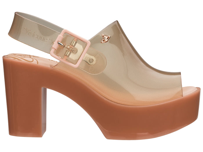 Melissa Vivienne Westwood Anglomania Brown Mule Ad