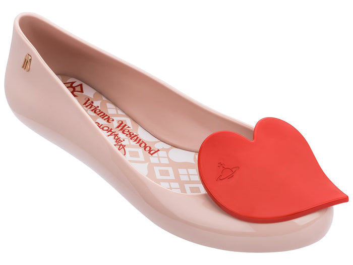 Melissa VWA Space Love Slip-On Pink Ballerinas â€“ Stylish & Comfortable Womenâ€™s Flat Shoes