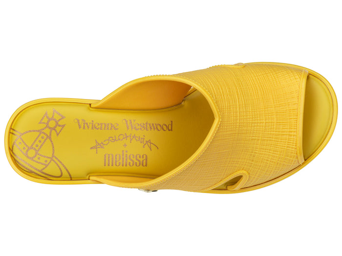 Melissa Vwa Yellow Mule II Block Heel Slide For Women
