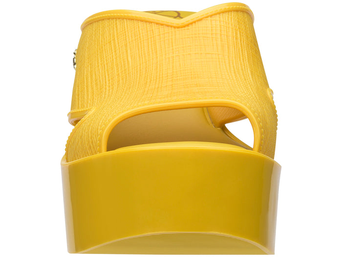 Melissa Vwa Yellow Mule II Block Heel Slide For Women