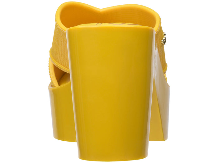 Melissa Vwa Yellow Mule II Block Heel Slide For Women
