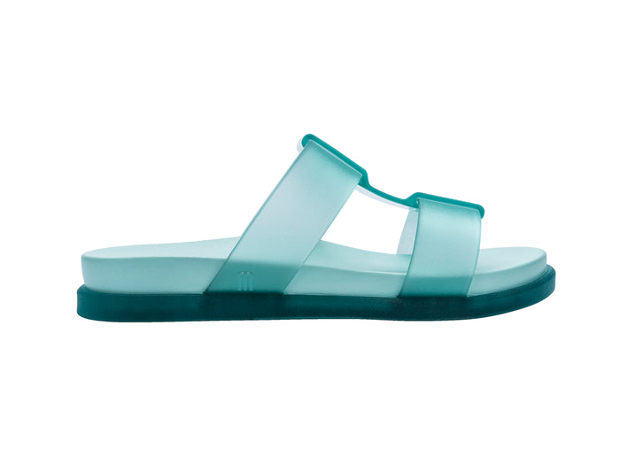 Melissa Way Platform Slide Green Slip-ons for Women – Stylish and Comfortable Summer Footwear