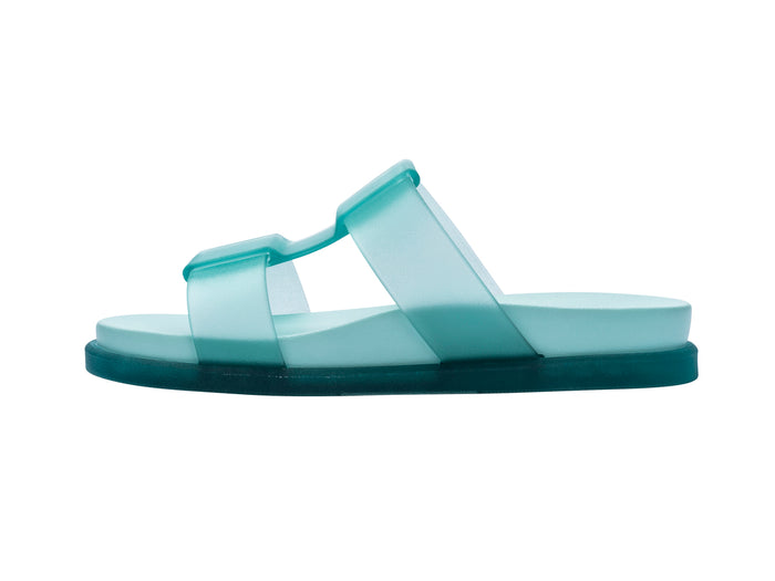 Melissa Way Platform Slide Green Slip-ons for Women – Stylish and Comfortable Summer Footwear