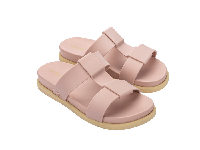 Melissa Way Platform Slide Pink Slip-On Sandals for Women