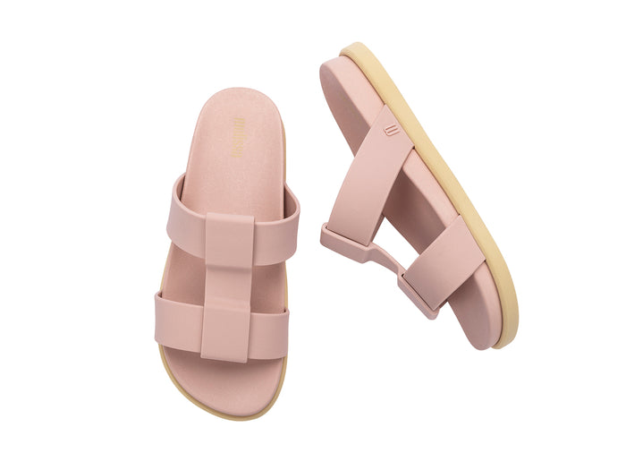 Melissa Way Platform Slide Pink Slip-On Sandals for Women