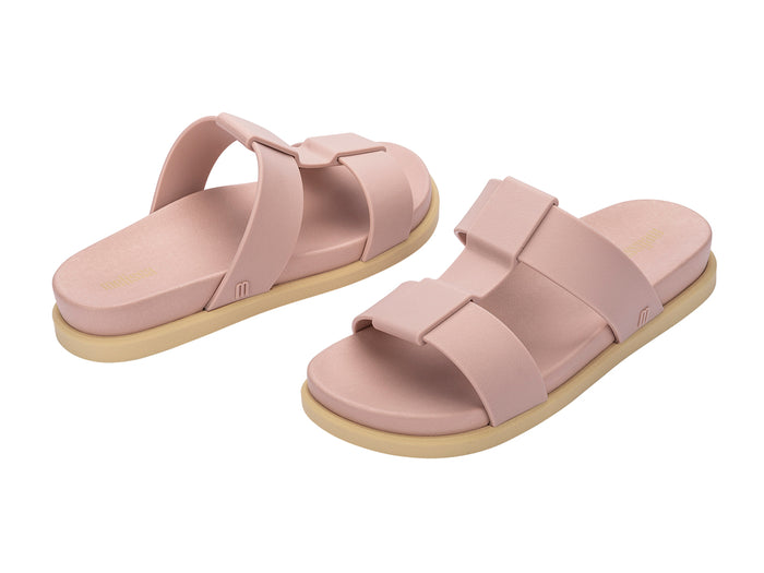 Melissa Way Platform Slide Pink Slip-On Sandals for Women