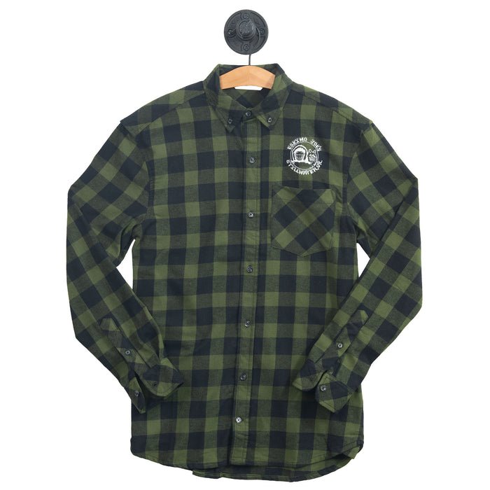 MENS FLANNEL BUTTON DOWN SHIRT - MFBS