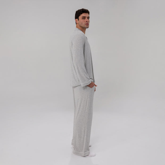 Men's Luxe Bamboo Long PJ Set