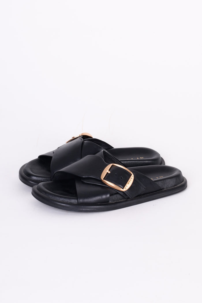 Mi Piaci Womens Black Shoes Size EU 37