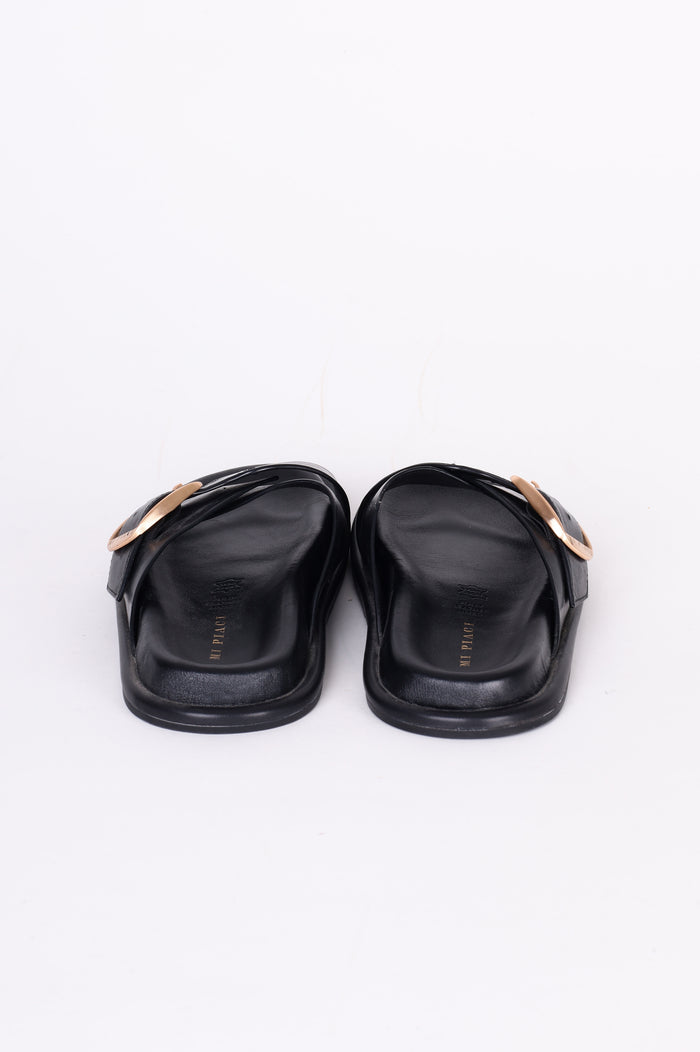 Mi Piaci Womens Black Shoes Size EU 37