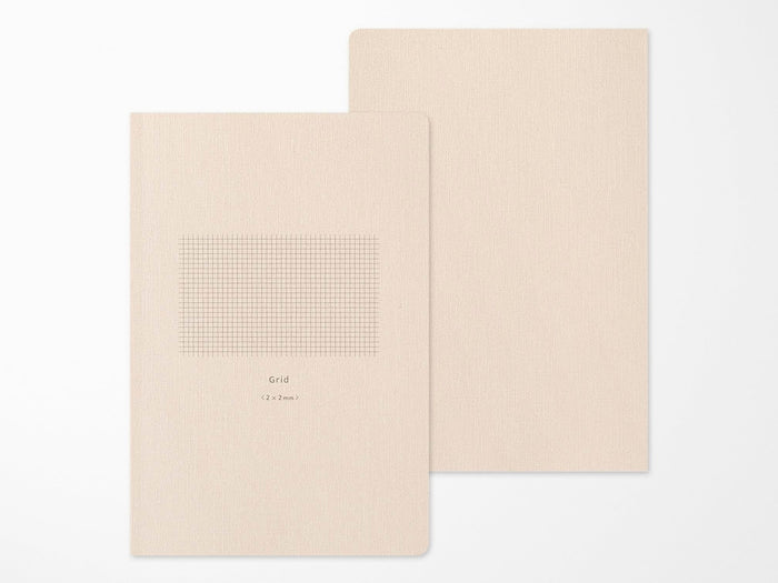 Midori Yuru Log Notebook B6 - 2x2 mm Grid