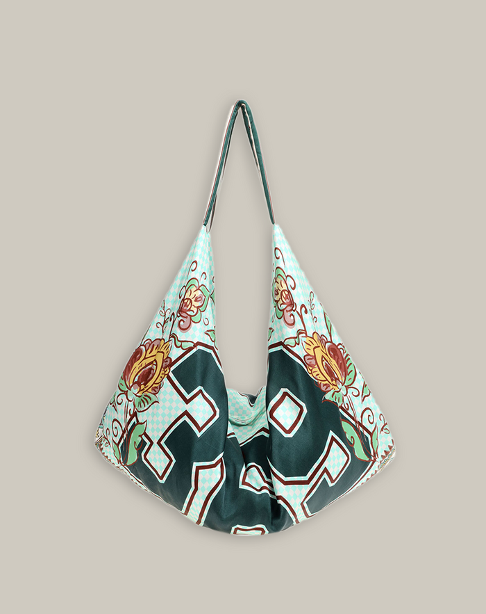 Mika Sporty Jade Slouchy Bag