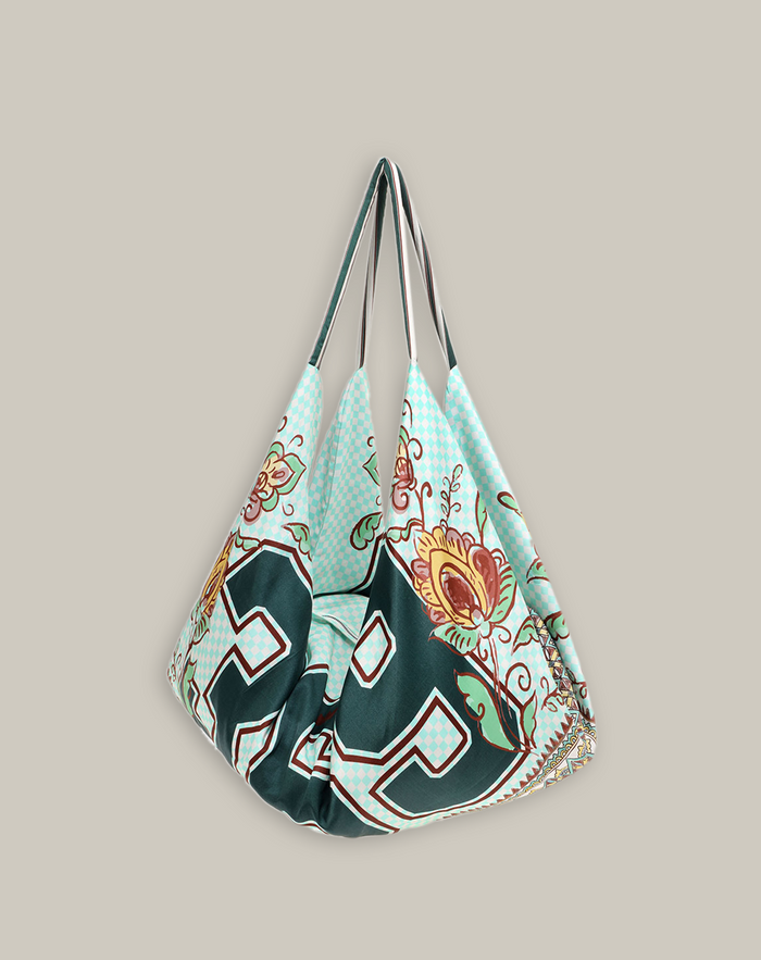 Mika Sporty Jade Slouchy Bag