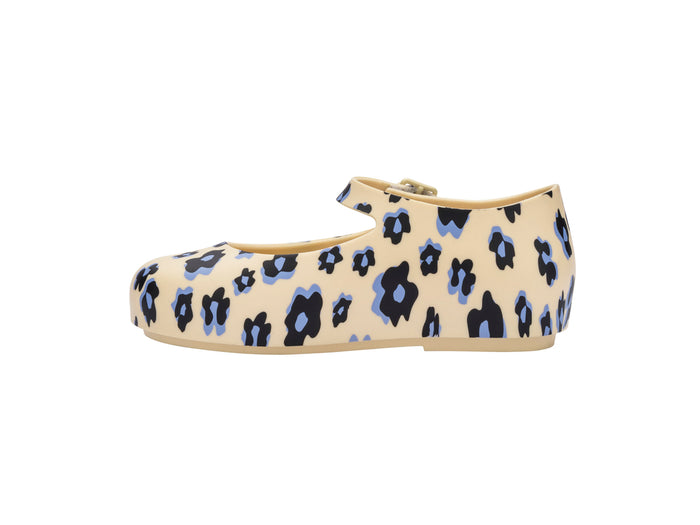 Mini Melissa Dora II Floral Print Round Toe Yellow Ballerinas for Babies â€“ Adorable and comfortable baby ballerinas with a floral print and round toe design, perfect for little feet.