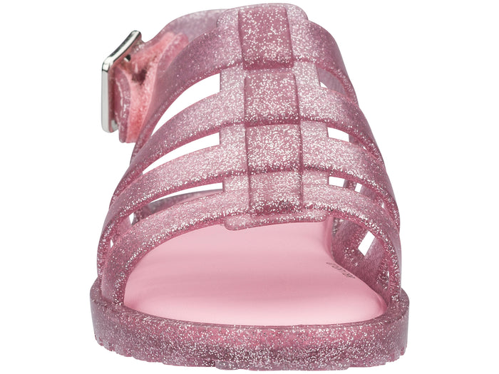 Mini Melissa Flox Glitter Pink Sandal for Baby Girl