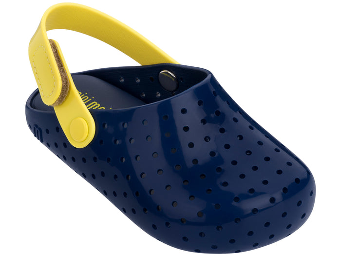 Mini Melissa Furadinha Babouche Blue Baby Sandals