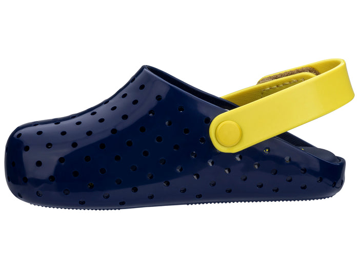 Mini Melissa Furadinha Babouche Blue Baby Sandals
