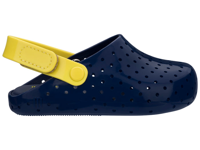 Mini Melissa Furadinha Babouche Blue Baby Sandals