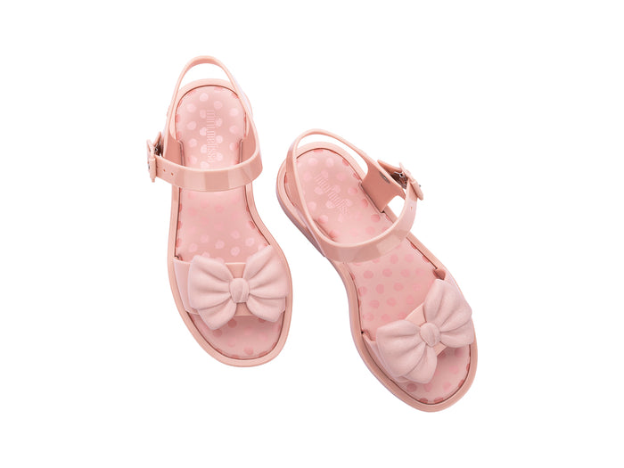 Mini Melissa Mar Princess Flat Baby Pink Sandal for Girls - Girls’ summer sandals
