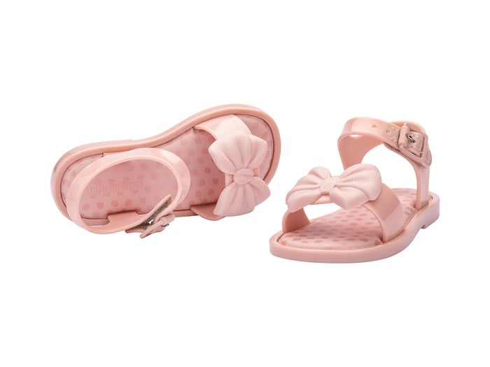 Mini Melissa Mar Princess Flat Baby Pink Sandal for Toddler Girls – Comfortable and stylish toddler footwear