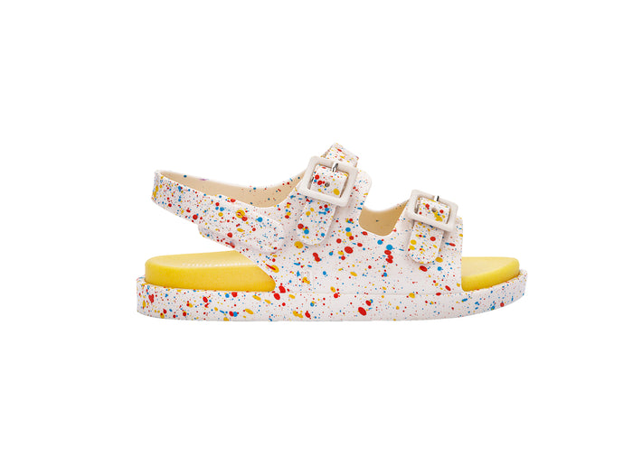 Mini Melissa Stylish Wide White Sandal II for Babies – lightweight, comfy and durable baby sandals perfect for everyday wear. COD available online.