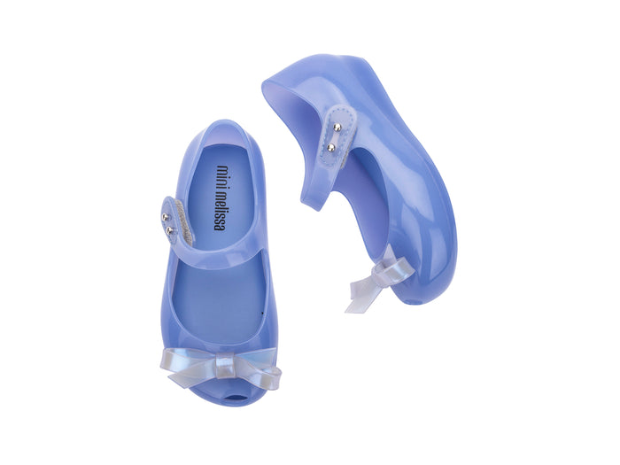 Mini Melissa Ultragirl Bow IV Blue Ballerinas Sandals for Babies – Stylish and Comfortable Baby Girl Footwear