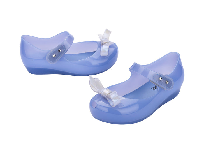 Mini Melissa Ultragirl Bow IV Blue Ballerinas Sandals for Babies – Stylish and Comfortable Baby Girl Footwear