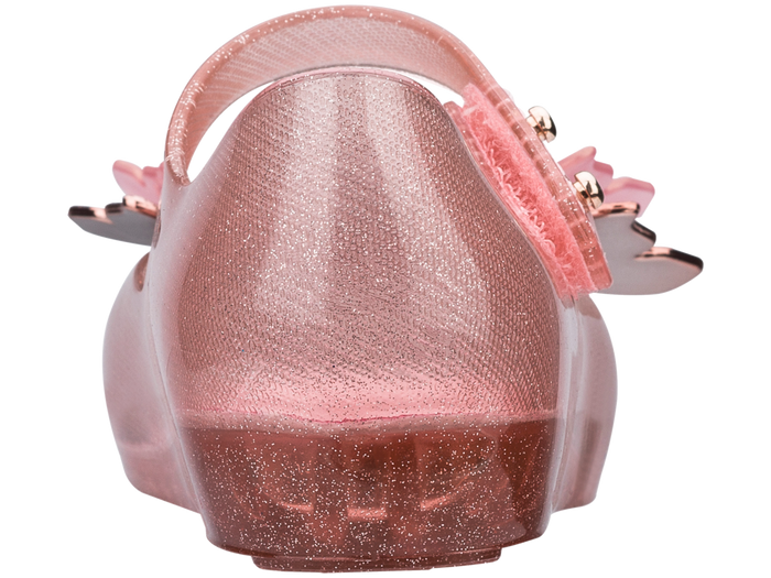 Mini Melissa Ultragirl Butterfly Glitter Pink Sandal For Babies