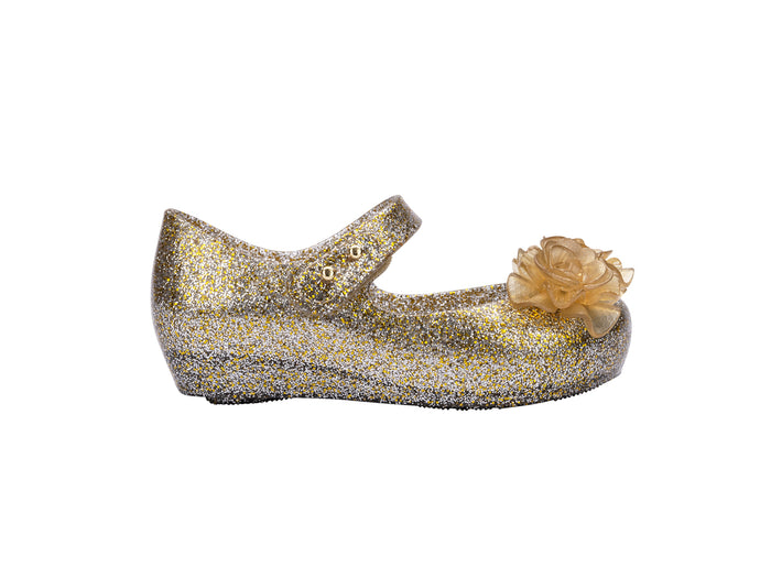 baby girl gold glitter shoes