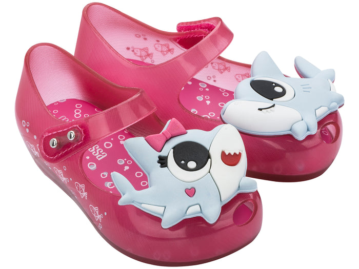 Ultragirl Shark Patches Pink Shoes for Babies